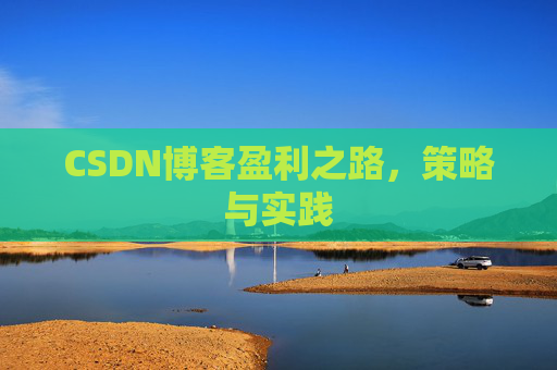 CSDN博客盈利之路，策略与实践